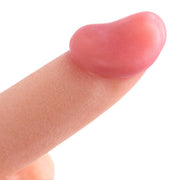 Kiotos Cox - Rechte Dildo Met Balzak 16 x 4 cm - Lichte Huidskleur-Laced-up.nl