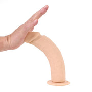 Kiotos Cox - Rechte Siliconen Dildo Met Zuignap 23 x 5 cm - Lichte Huidskleur-Laced-up.nl