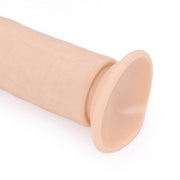 Kiotos Cox - Rechte Siliconen Dildo Met Zuignap 23 x 5 cm - Lichte Huidskleur-Laced-up.nl