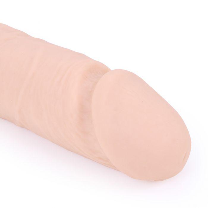 Kiotos Cox - Rechte Siliconen Dildo Met Zuignap 23 x 5 cm - Lichte Huidskleur-Laced-up.nl