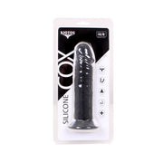 Kiotos Cox - Siliconen Dildo Met Zuignap 21 x 4,5 cm - Zwart-Laced-up.nl