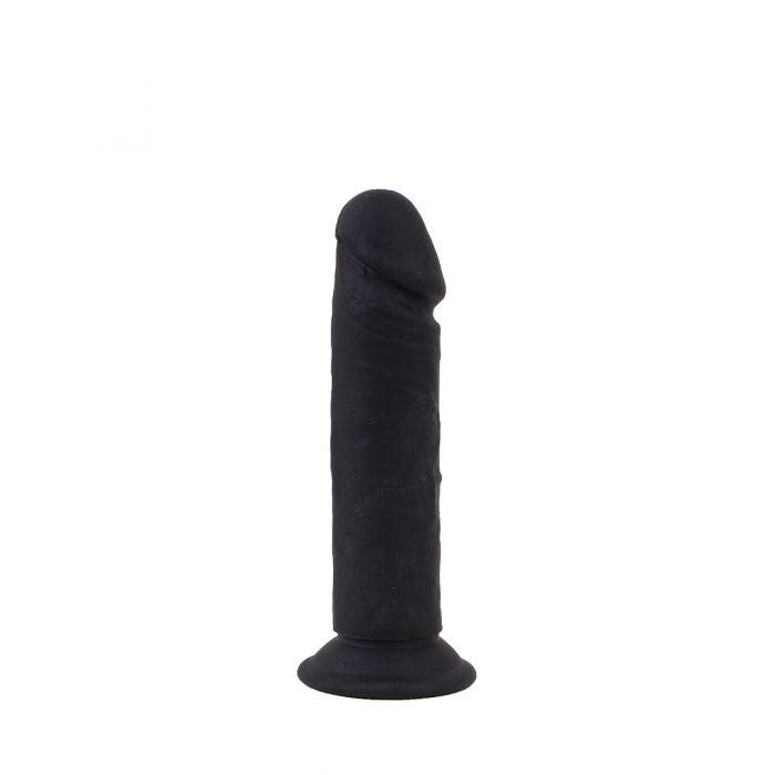 Kiotos Cox - Siliconen Dildo Met Zuignap 21 x 4,5 cm - Zwart-Laced-up.nl