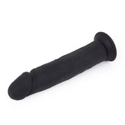 Kiotos Cox - Siliconen Dildo Met Zuignap 25 x 5 cm - Zwart-Laced-up.nl