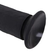 Kiotos Cox - Siliconen Dildo Met Zuignap 25 x 5 cm - Zwart-Laced-up.nl