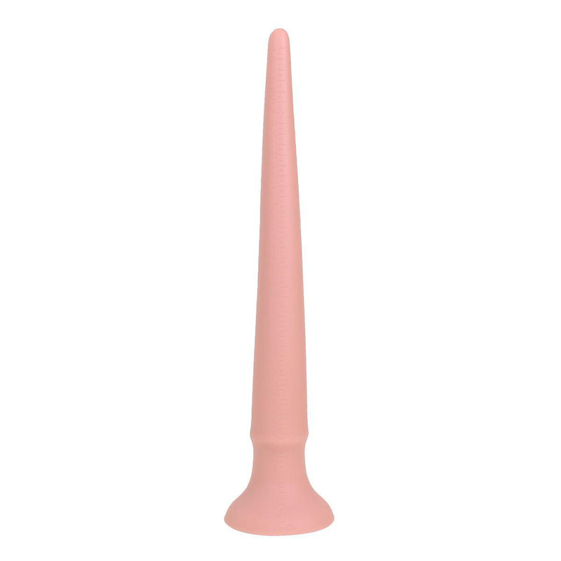 Kiotos Cox - XXL dildo Van 50 cm lang Met Diameter Van 23 mm > 56 mm - Lichte Huidskleur-Erotiekvoordeel.nl