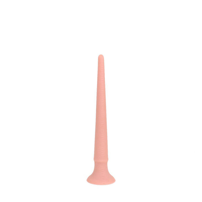Kiotos Cox - XXL dildo Van 30 cm lang Met Diameter Van 12 mm > 30 mm - Lichte Huidskleur-Laced-up.nl