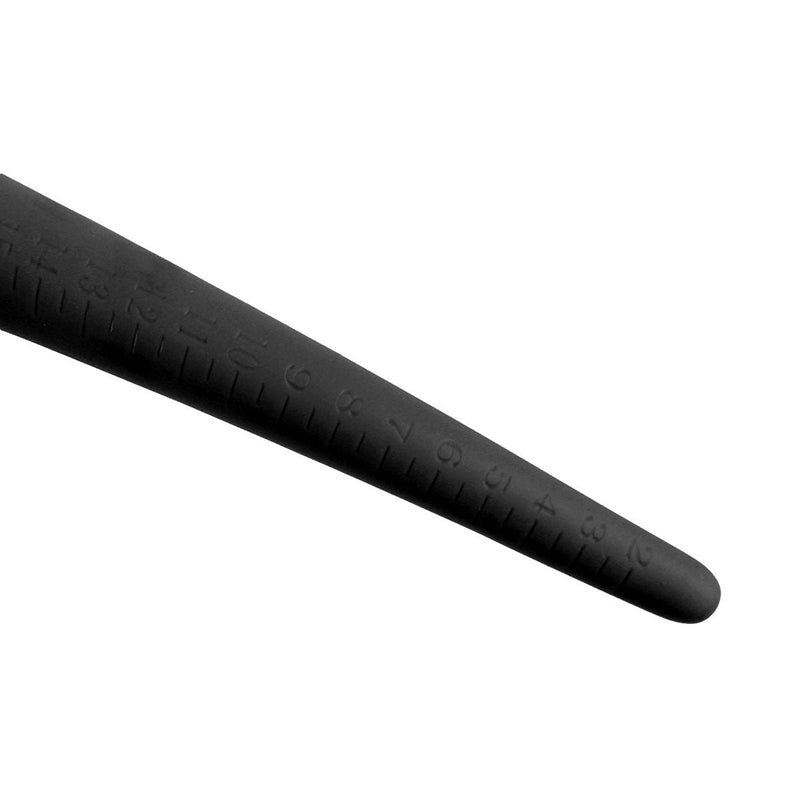 Kiotos Cox - Gode XXL de 30 cm de long avec un diamètre de 12 mm à 30 mm - Noir - Laced-up.nl