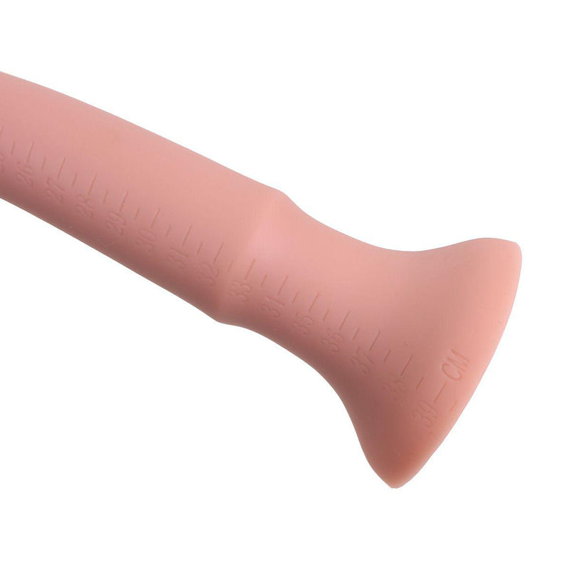 Kiotos Cox - XXL dildo Van 40 cm lang Met Diameter Van 18 mm > 45 mm - Lichte Huidskleur-Laced-up.nl