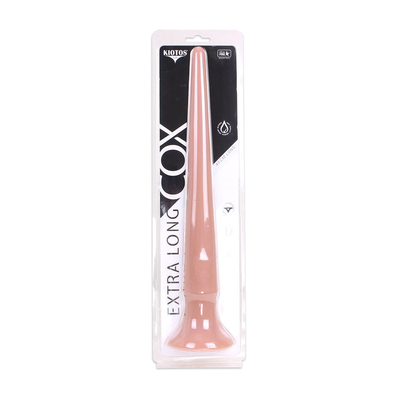 Kiotos Cox - XXL dildo Van 40 cm lang Met Diameter Van 18 mm > 45 mm - Lichte Huidskleur-Laced-up.nl