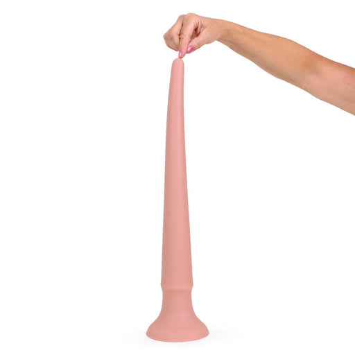 Kiotos Cox - XXL dildo Van 50 cm lang Met Diameter Van 23 mm > 56 mm - Lichte Huidskleur-Laced-up.nl