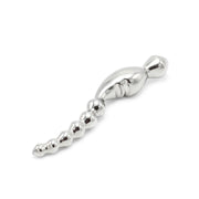 Kiotos - Curve Steel Dildo Ridges - Dildo met Ribbels - RVS-Erotiekvoordeel.nl