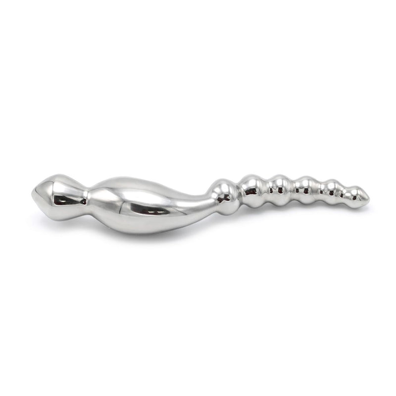 Kiotos - Curve Steel Dildo Ridges - Dildo met Ribbels - RVS-Erotiekvoordeel.nl