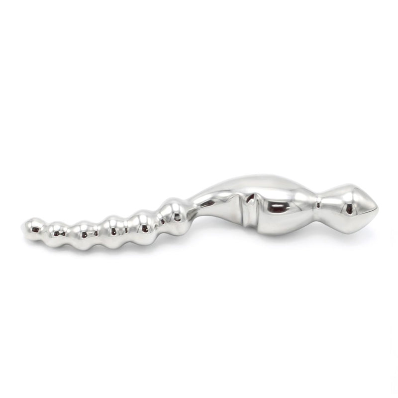 Kiotos - Curve Steel Dildo Ridges - Dildo met Ribbels - RVS-Erotiekvoordeel.nl