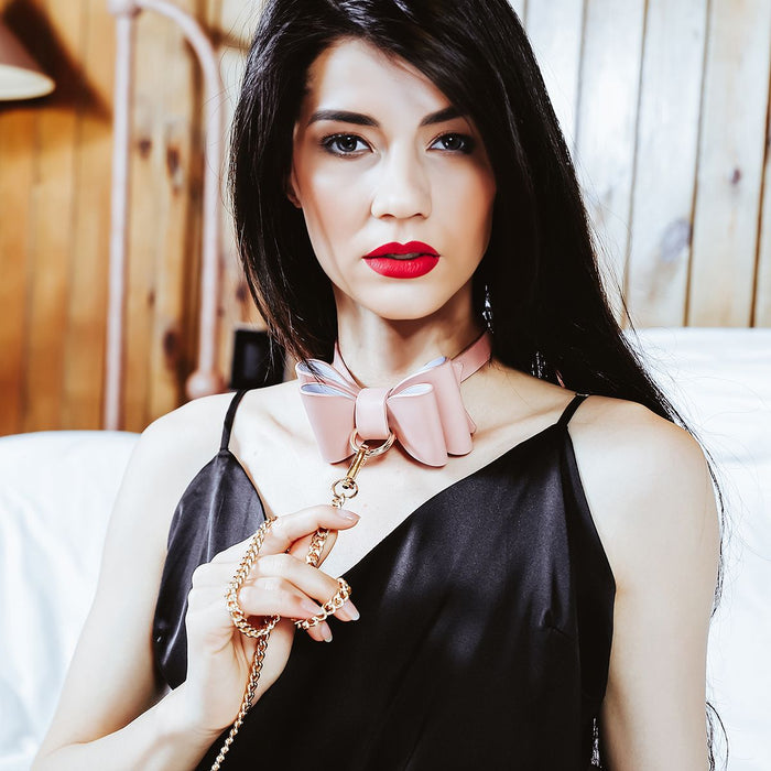 Kiotos - BDSM Bowties 10 Item Kit - Roze - Bondage en Boeien Set-Laced-up.nl