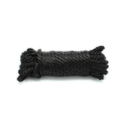 Kiotos - Corde de bondage de luxe noire - Polyester haut de gamme, doux et résistant - Longueur : 10 m - Laced-up.nl
