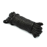 Kiotos - Corde de bondage de luxe noire - Polyester de haute qualité, doux et résistant - Longueur : 10 m - Laced-up.nl