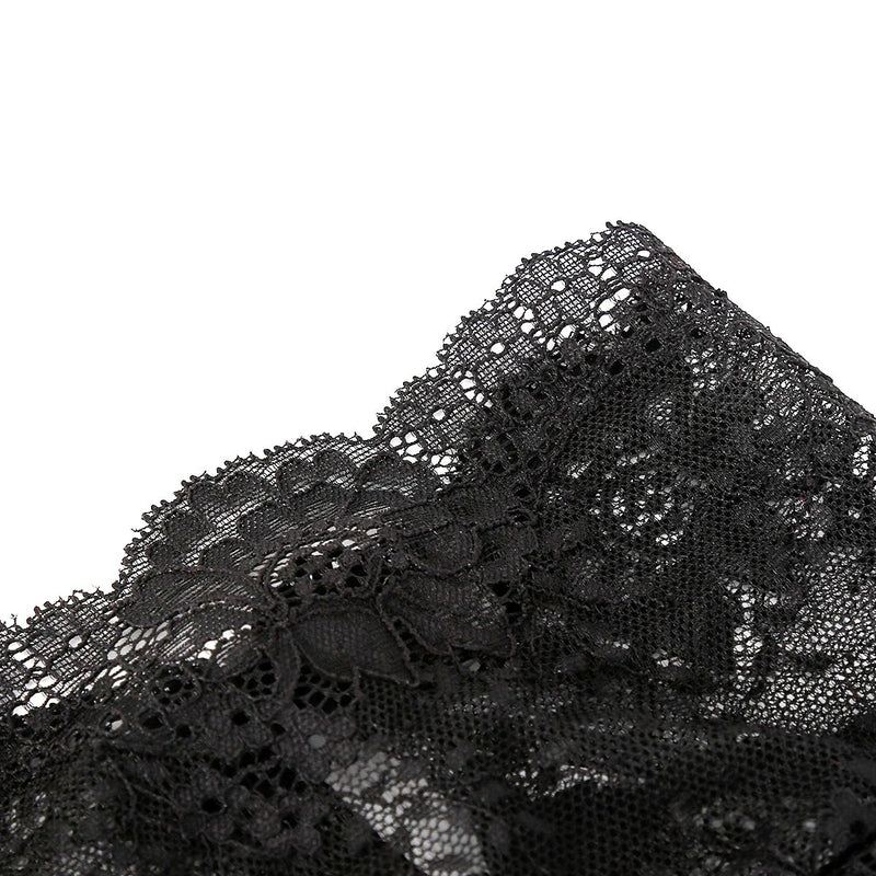 Kiotos - Fancy Lace Hood - Transparent Face-Covering Lace Mask - Laced-up.nl