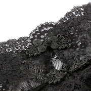 Kiotos - Fancy Lace Hood - Transparent Face-Covering Lace Mask - Laced-up.nl