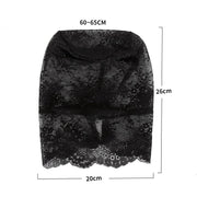 Kiotos - Fancy Lace Hood - Transparent Face-Covering Lace Mask - Laced-up.nl