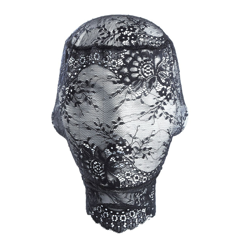 Kiotos - Fancy Lace Hood - Transparent Face-Covering Lace Mask - Laced-up.nl