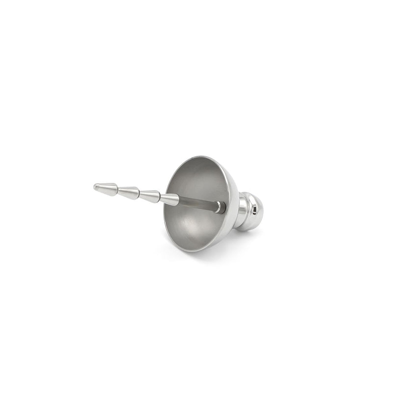 Kiotos - Ribbed Umbrella-Shaped Penis Plug - Diameter 5 mm - Laced-up.nl