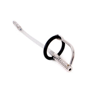Kiotos - Geribbelde Urethral Catheter Plug - Dilator Met eikelring-Laced-up.nl