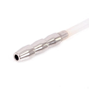 Kiotos - Geribbelde Urethral Catheter Plug - Dilator Met eikelring-Laced-up.nl