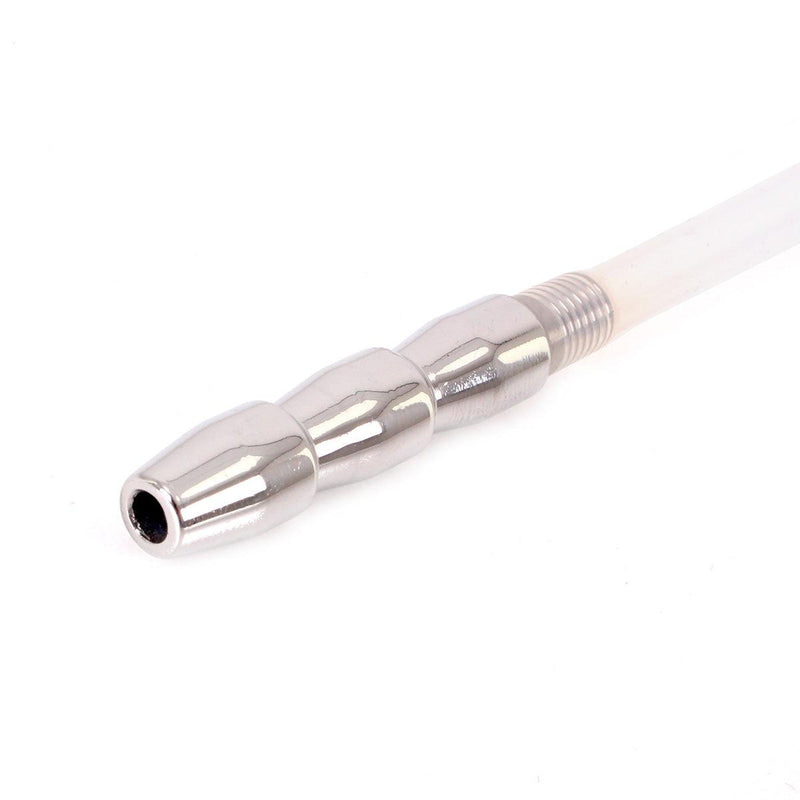 Kiotos - Geribbelde Urethral Catheter Plug - Dilator Met eikelring-Laced-up.nl
