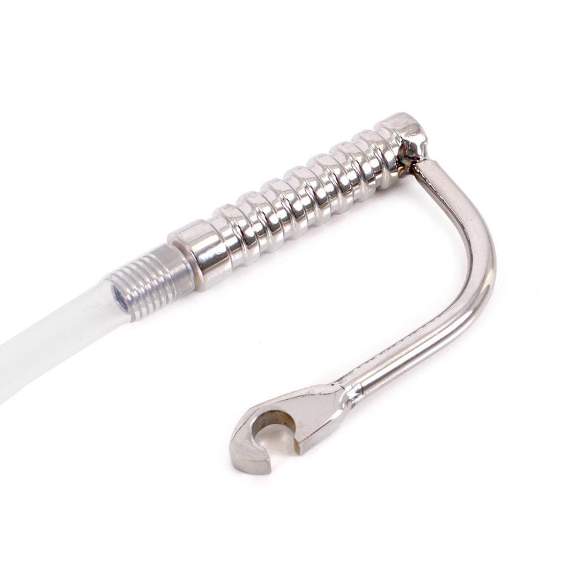 Kiotos - Geribbelde Urethral Catheter Plug - Dilator Met eikelring-Laced-up.nl