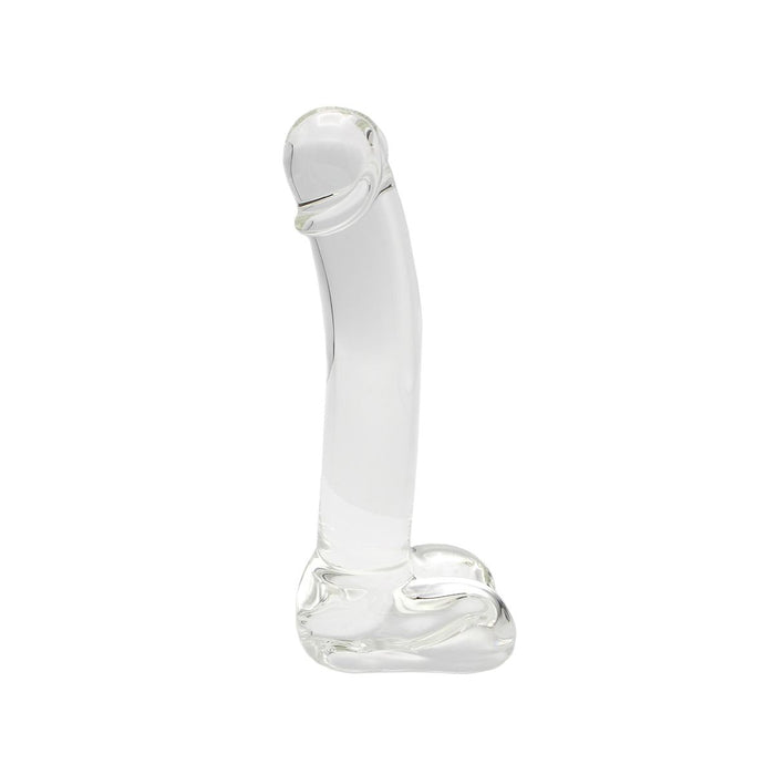 Kiotos - Gladde Glazen Dildo 17 x 3 cm - Transparant-Laced-up.nl