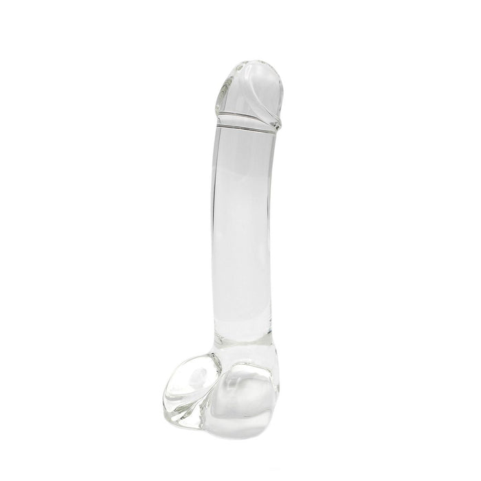 Kiotos Gladde Glazen Dildo 17 x 3 cm - Transparant-Erotiekvoordeel.nl