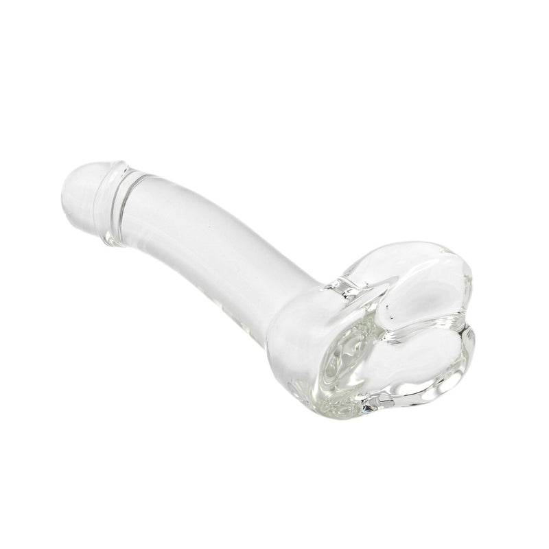 Kiotos - Gladde Glazen Dildo 17 x 3 cm - Transparant-Laced-up.nl