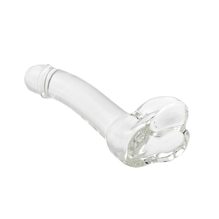 Kiotos Gladde Glazen Dildo 17 x 3 cm - Transparant-Erotiekvoordeel.nl
