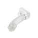 Kiotos Gladde Glazen Dildo 17 x 3 cm - Transparant-Erotiekvoordeel.nl