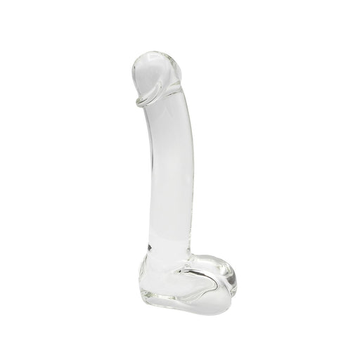 Kiotos - Gladde Glazen Dildo 17 x 3 cm - Transparant-Laced-up.nl