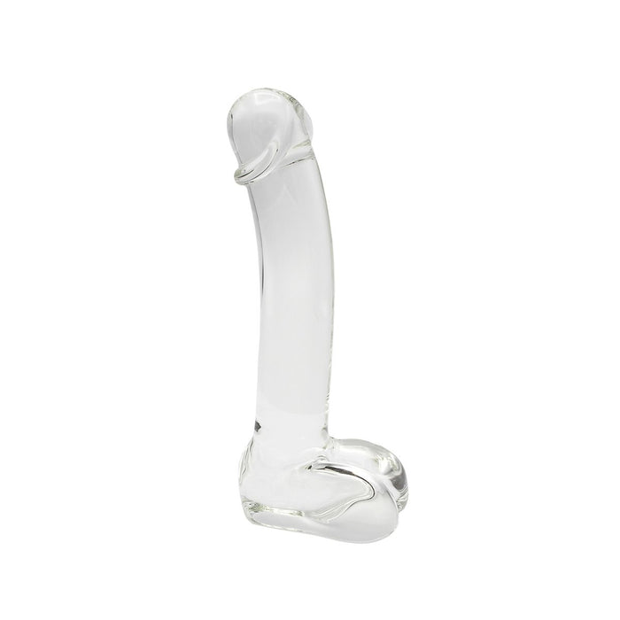 Kiotos Gladde Glazen Dildo 17 x 3 cm - Transparant-Erotiekvoordeel.nl