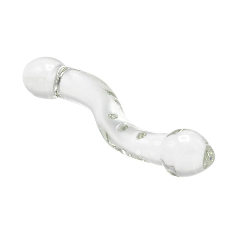 Kiotos Glass - Duo Glazen Dildo - Transparant-Laced-up.nl