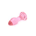 Kiotos Glass - Glazen Buttplug Met Roos - Roze-Laced-up.nl