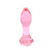 Kiotos Glass - Glazen Buttplug Met Roos - Roze-Laced-up.nl