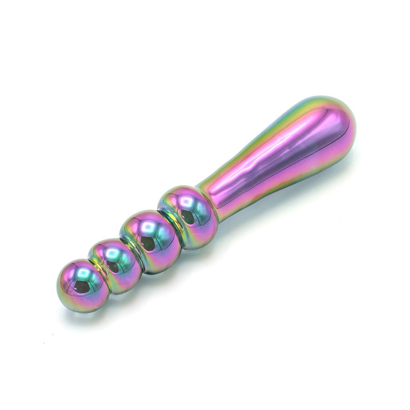 Kiotos Glass - Glazen Dildo Beads - Rainbow-Laced-up.nl
