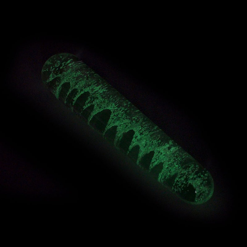 Kiotos Glass - Glazen Dildo Curve - Glow in the Dark-Laced-up.nl