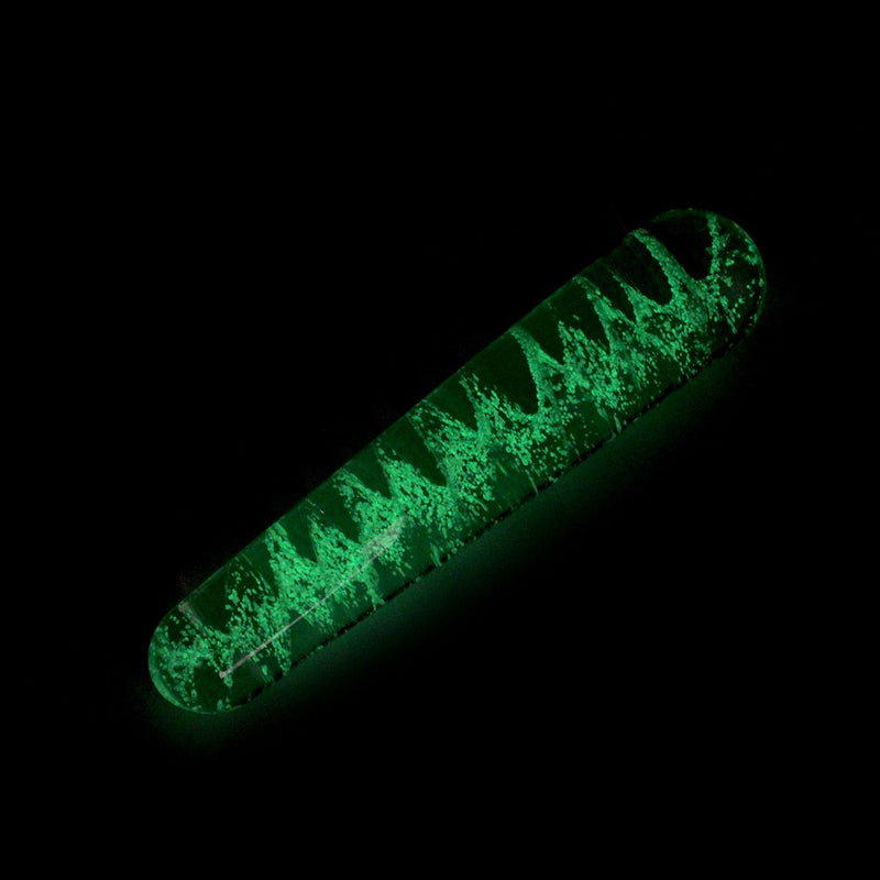 Kiotos Glass - Glazen Dildo Curve - Glow in the Dark-Laced-up.nl