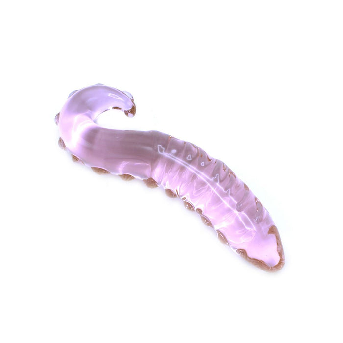 Kiotos Glass - Glazen Dildo/Plug Pink Tentacle - Roze-Laced-up.nl