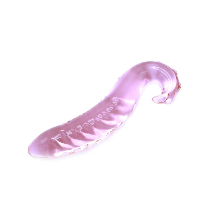 Kiotos Glass - Glazen Dildo/Plug Pink Tentacle - Roze-Laced-up.nl