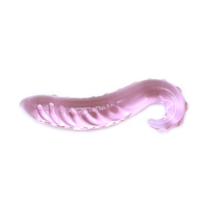 Kiotos Glass - Glazen Dildo/Plug Pink Tentacle - Roze-Laced-up.nl