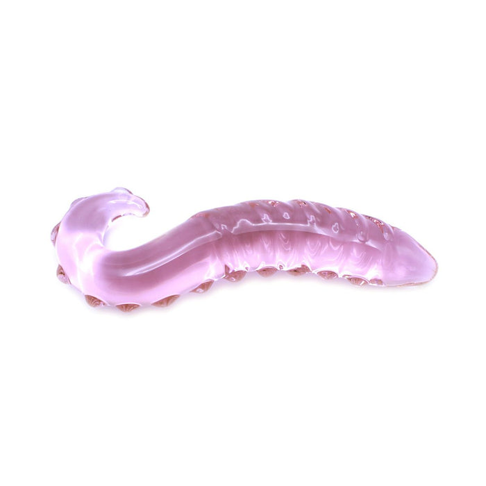Kiotos Glass - Glazen Dildo/Plug Pink Tentacle - Roze-Laced-up.nl