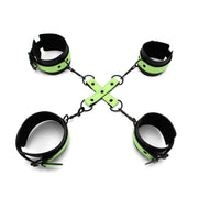 Kiotos - Glow in the Dark - Boeienset - Polsboeien Handboeien en Hogtie Set-Laced-up.nl