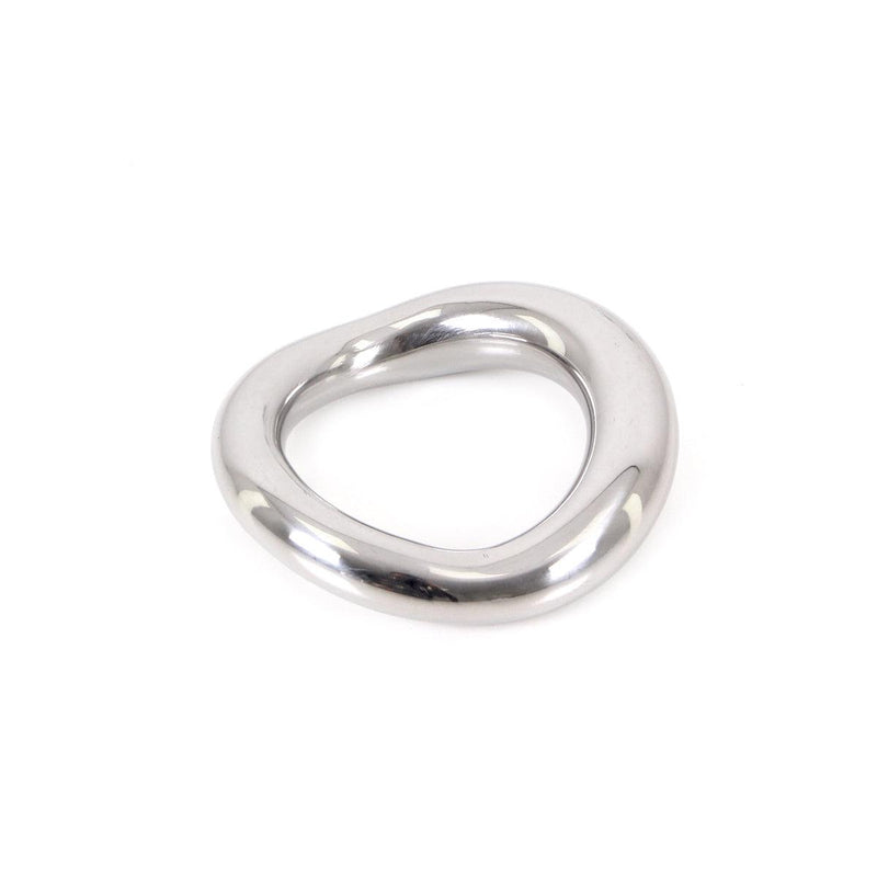 Kiotos - Golvende RVS Cockring Voor perfecte fit-Erotiekvoordeel.nl