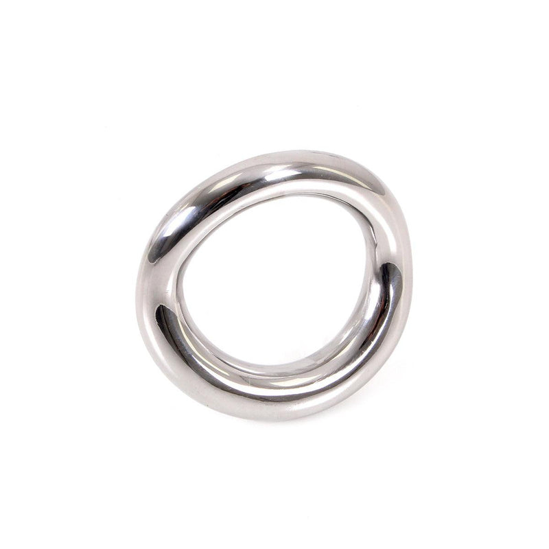 Kiotos - Golvende RVS Cockring Voor perfecte fit-Erotiekvoordeel.nl