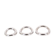 Kiotos - Golvende RVS Cockring Voor perfecte fit-Erotiekvoordeel.nl